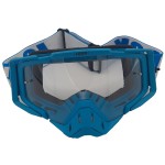 Ski, snowboard, motorcycling, cycling goggles, unisex, blue frame, transparent lens, O11BTN